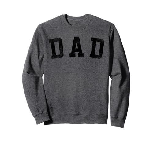 Best Dad Gifts For Father's Day - Classic Bold Font Birthday Dad Sweatshirt - Grey - Small | Amazon (US)