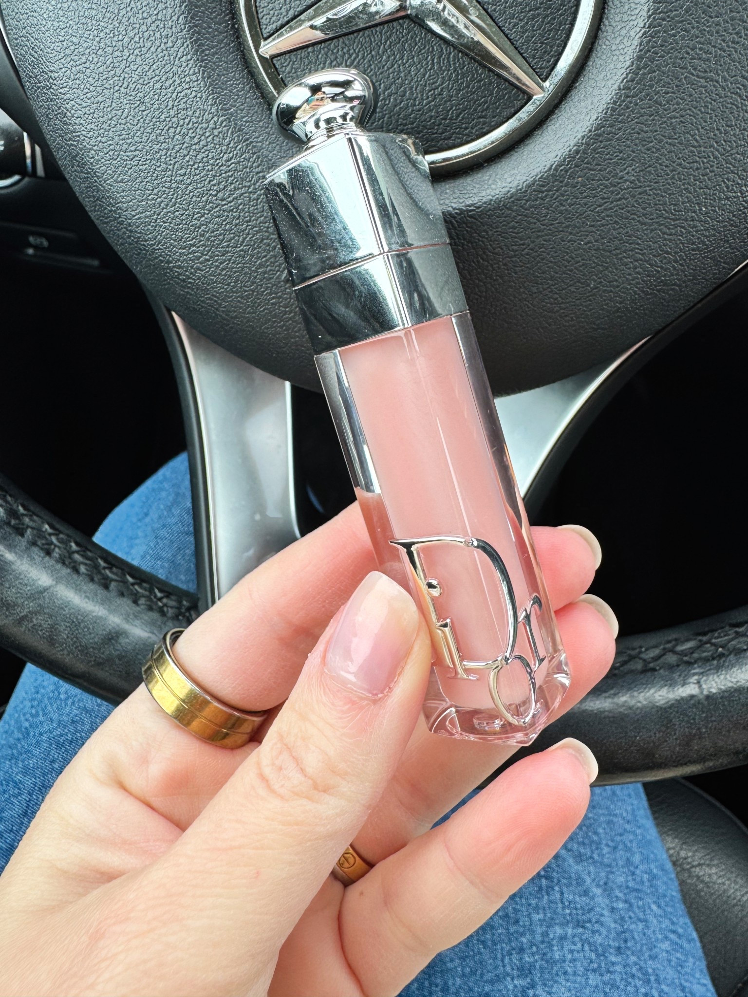 Glowy lips in 10 seconds (from my car 😅)

I didn’t think I’d like a lip plumper… but I actually love this one.

It’s not too intense, just gives a subtle plump + the prettiest glossy finish.

This has been my go-to for quick “put together” moments when I’m running around.

#LTKdayinmylife #LTKgrwm #LTKBeauty