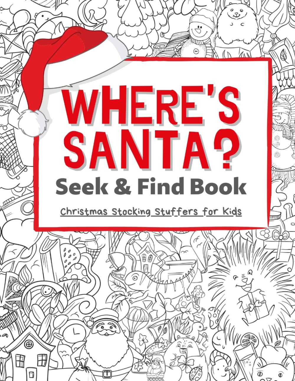Where's Santa? Seek & Find Book: Stocking Stuffers for Kids: Christmas Activity Book, Fun for Boy... | Amazon (US)