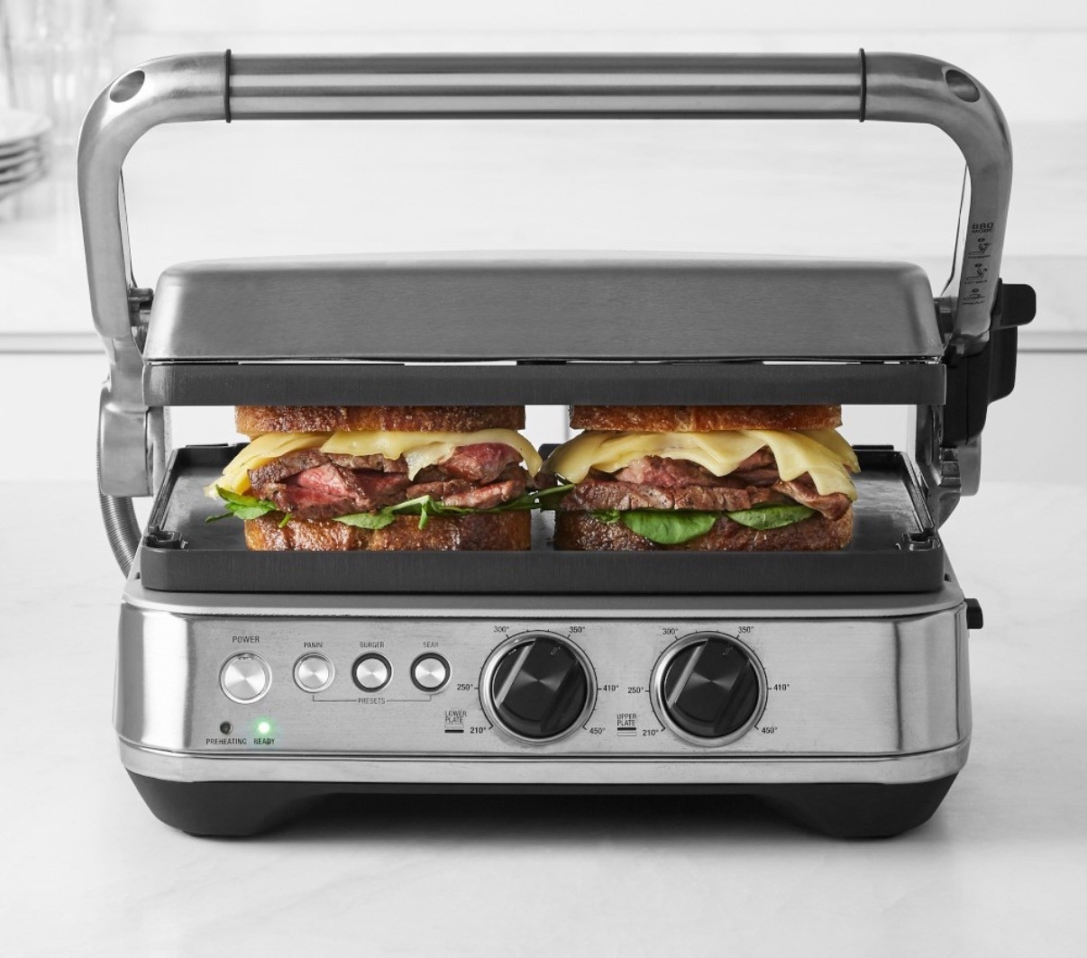 William Sonoma  Breville Sear & Press™ Grill, small appliance, kitchen, food, summer, bbq

#LTKfoodie #LTKHome