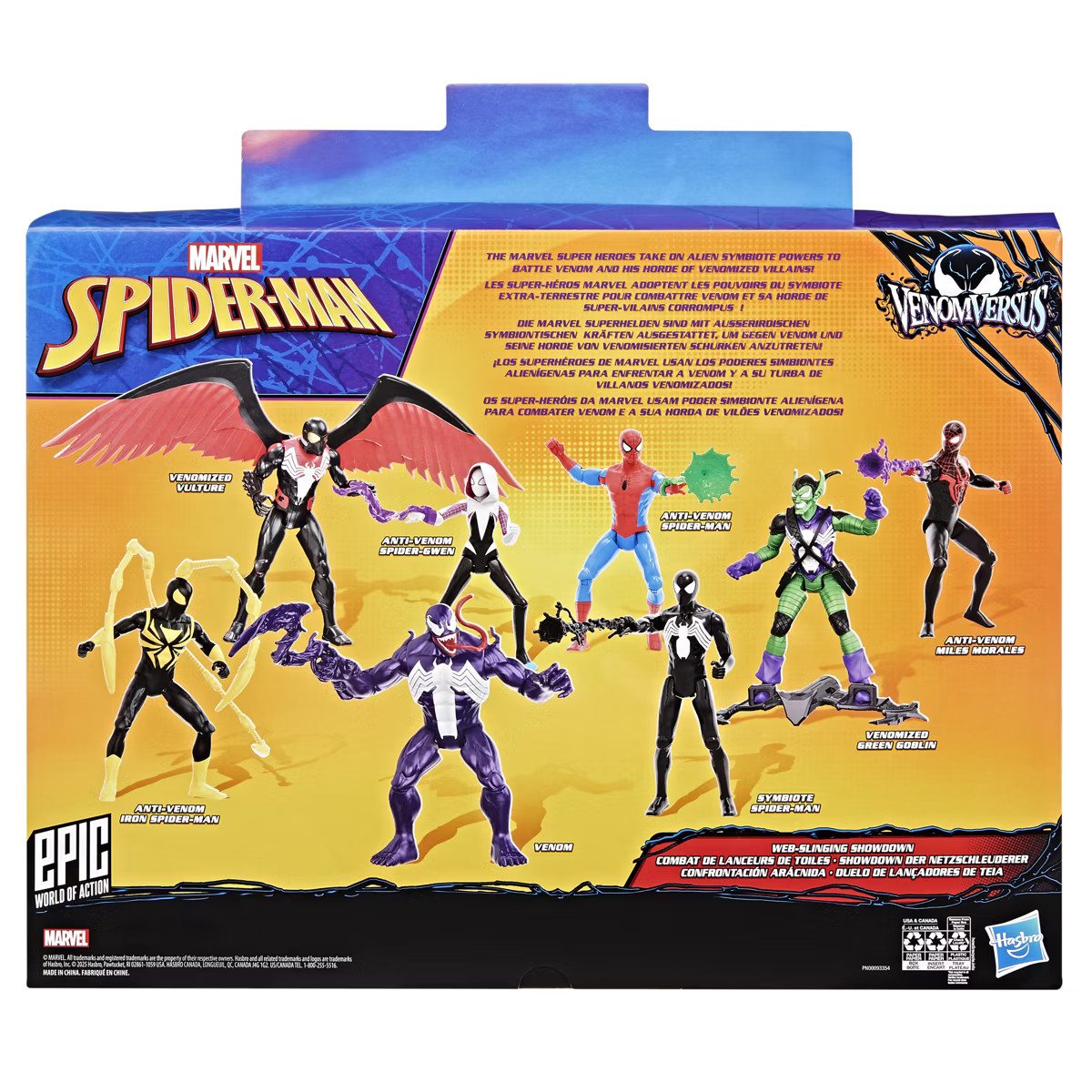 Marvel Spider-Man Venom vs Epic World of Action Web-Slinging Showdown | Target