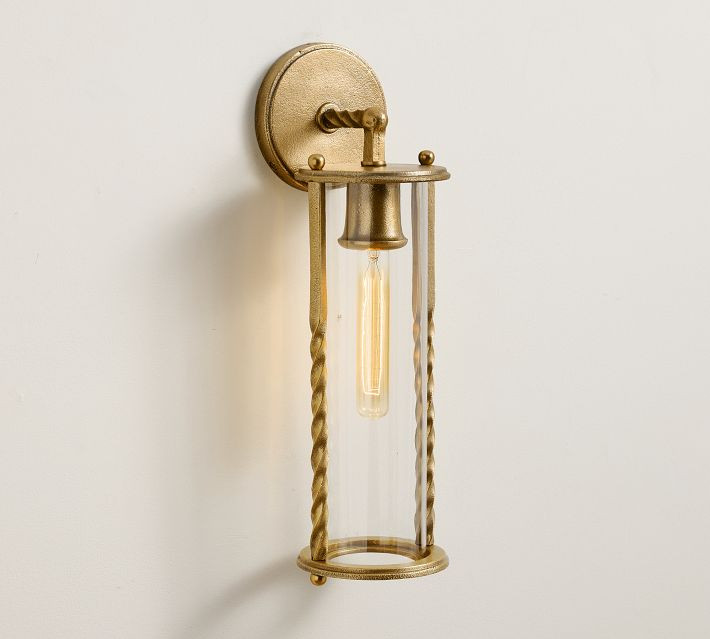 Valley Lantern Metal Outdoor Sconce (20") | Pottery Barn (US)
