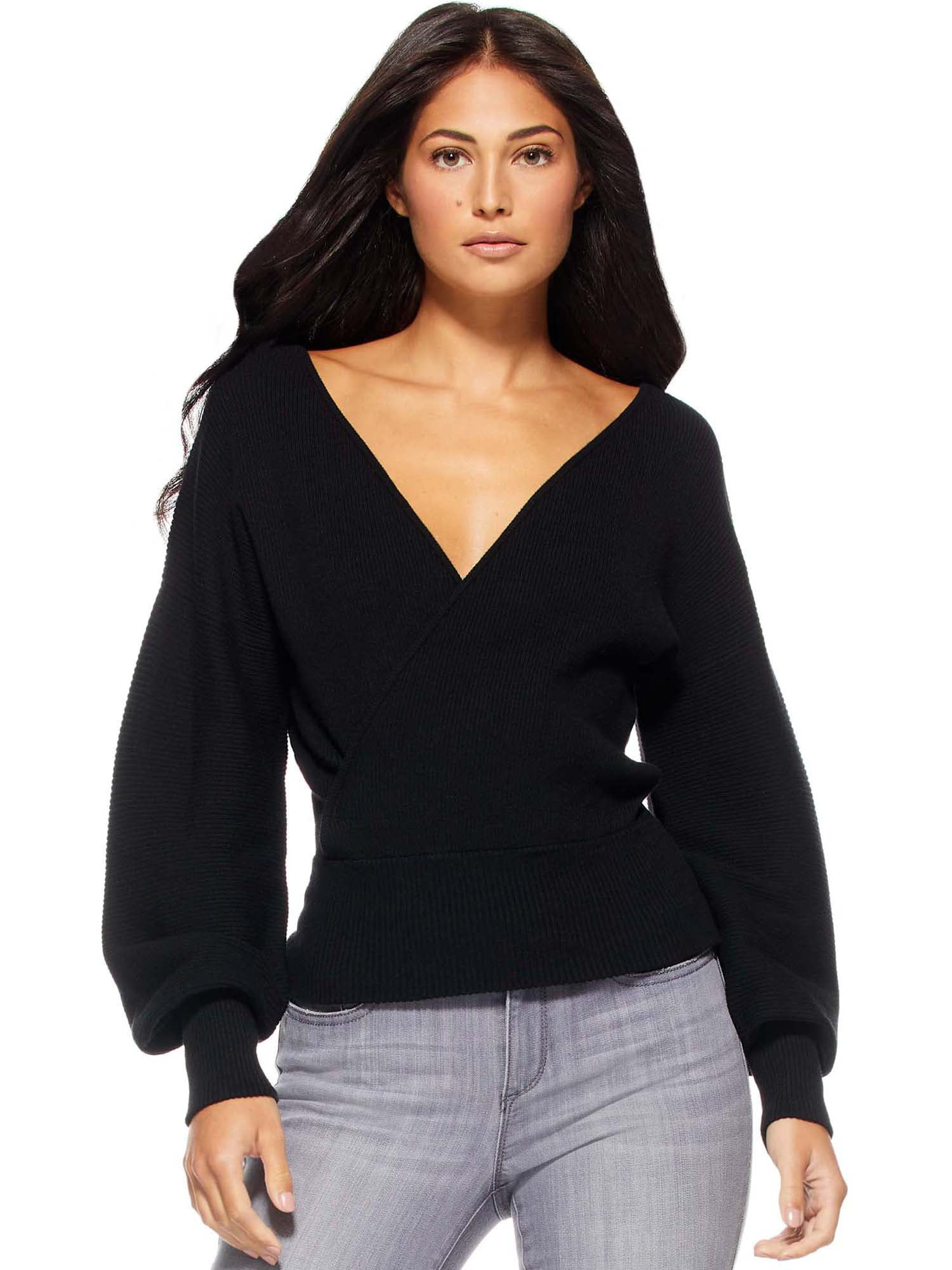Sofia Jeans by Sofia Vergara Women’s 2-Way Sweater | Walmart (US)