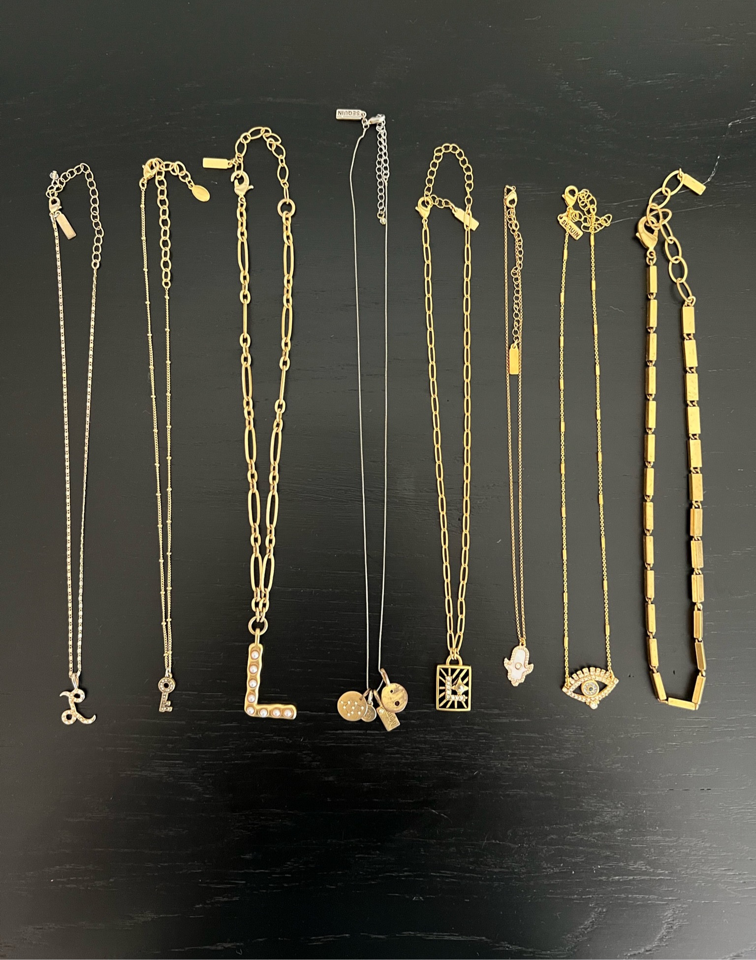 Necklaces I have & love from Sequin! I love changing up my necklace stack every now & then. 