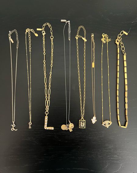 Necklaces I have & love from Sequin! I love changing up my necklace stack every now & then. 