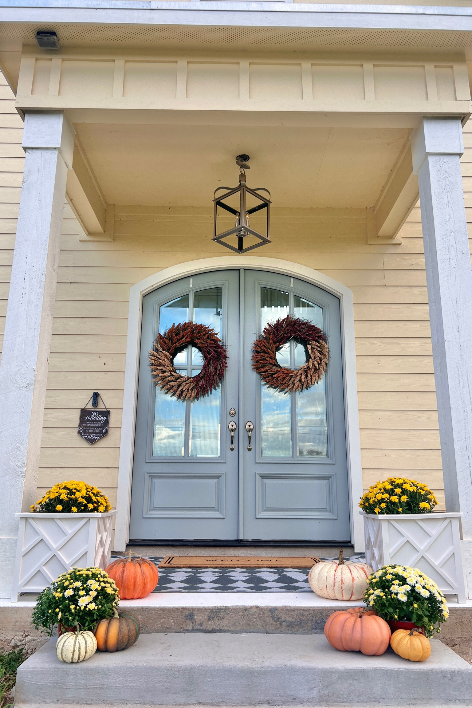 Fall porch decor. Fall wreaths,
Box planters, front
Porch rug, pumpkins, front porch lightingg

#LTKSaleAlert #LTKSeasonal #LTKHome