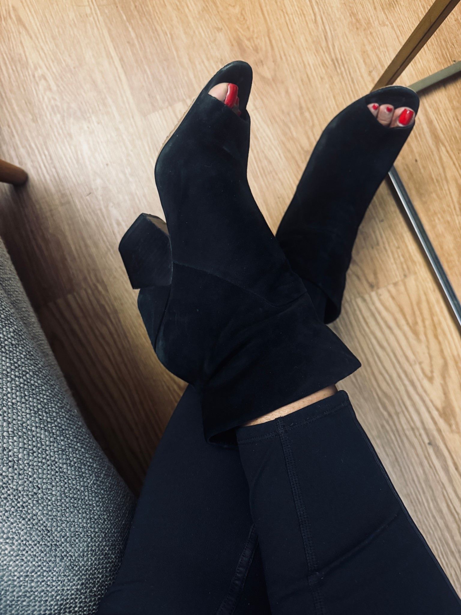 I think everyone should have a pair of go-to peep toe booties in their closet.  Mine are (vintage) Vince Camuto, but I’ve linked some great options.    

#LTKOver40 #LTKShoeCrush #LTKStyleTip