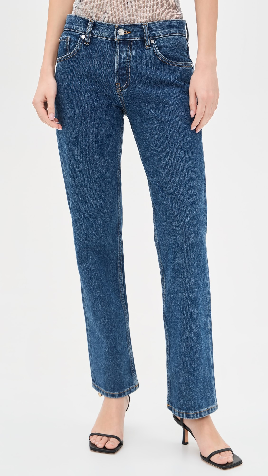 Ariel Mid Rise Wedgie Jeans | Shopbop