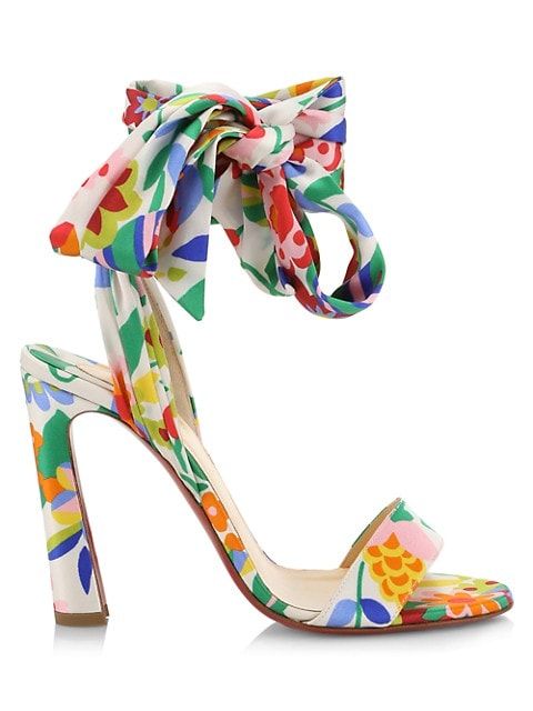 Crosse Du Desert Silk Tie Sandals | Saks Fifth Avenue