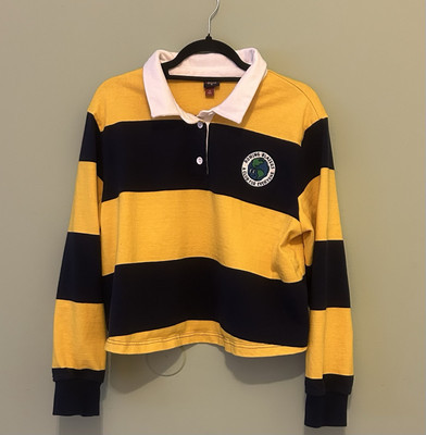 Women's Stripe Collared Long Sleeve Rugby Shirt Rowing Blazers x Target Cropped | eBay US