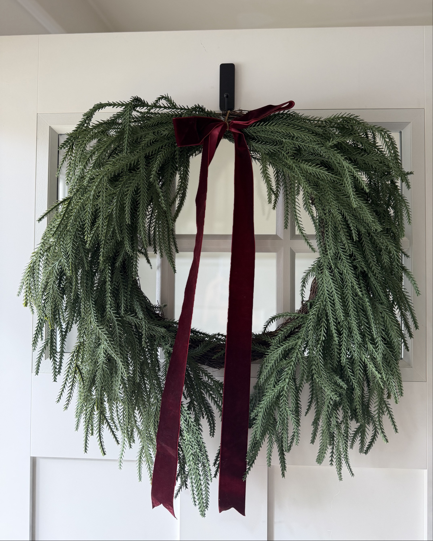Our front porch wreath ❤️ so affordable & it’s the cutest wreath! 

Walmart, my Texas house, Walmart Christmas, Christmas wreath, Christmas bows, burgundy bow 

#LTKFindsUnder50 #LTKHoliday #LTKHome