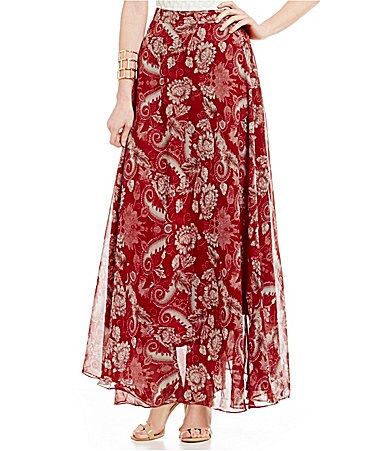 Lucy Paris Demetra Floral Maxi Skirt | Dillards Inc.