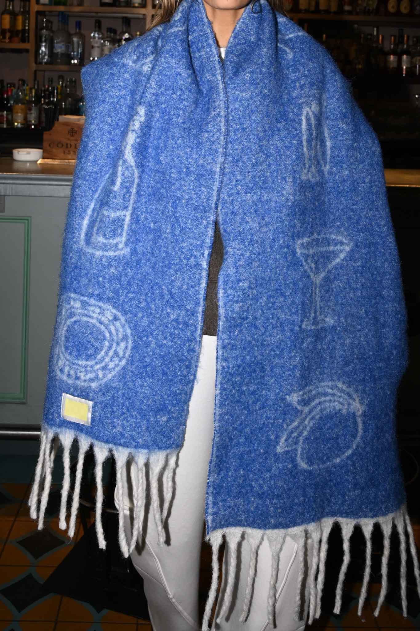 Girl Dinner Oversized Blanket Scarf | YLLW The Label
