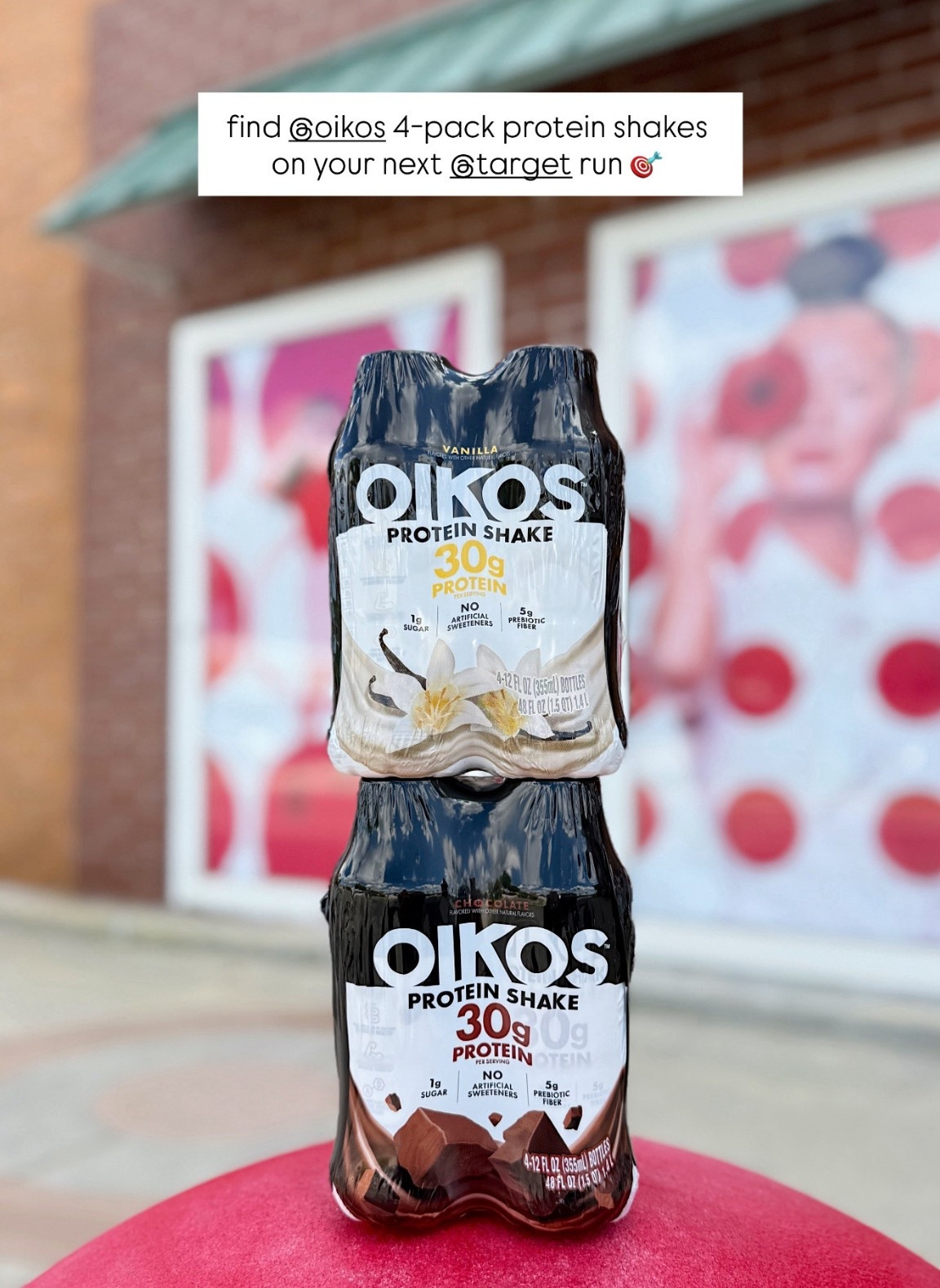 #ad | You can now find @oikos in the protein shake aisles at @target!!! 30g of protein per serving & 0g of added sugar?! that's a win + from now until 11/22 you can try the 4pk Oikos Protein Shakes for only $8.99 a pack!!! Grab them on your next #targetrun 🎯ps: you can find the Salted Caramel flavor online! 👀

#ad #target #oikosstrong #targetfinds #oikostarget #targetpartner

#LTKselfcare #LTKmomlife #LTKfitnessgoals