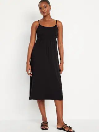 Fit & Flare Cami Midi Dress | Old Navy (CA)