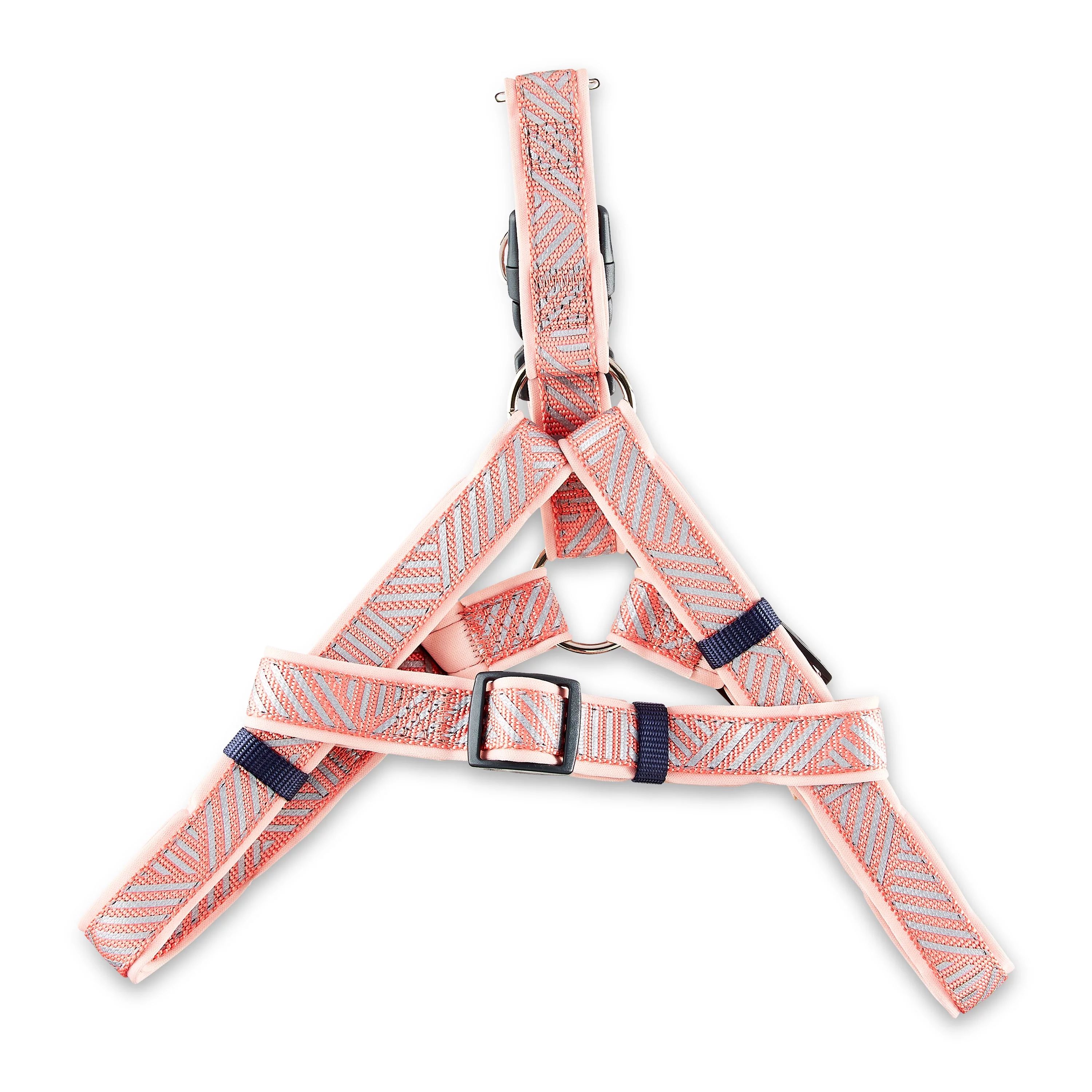 Vibrant Life Reflective Step-in Dog Harness, Salmon Pink, Large (18"-21" Chest Size) - Walmart.co... | Walmart (US)