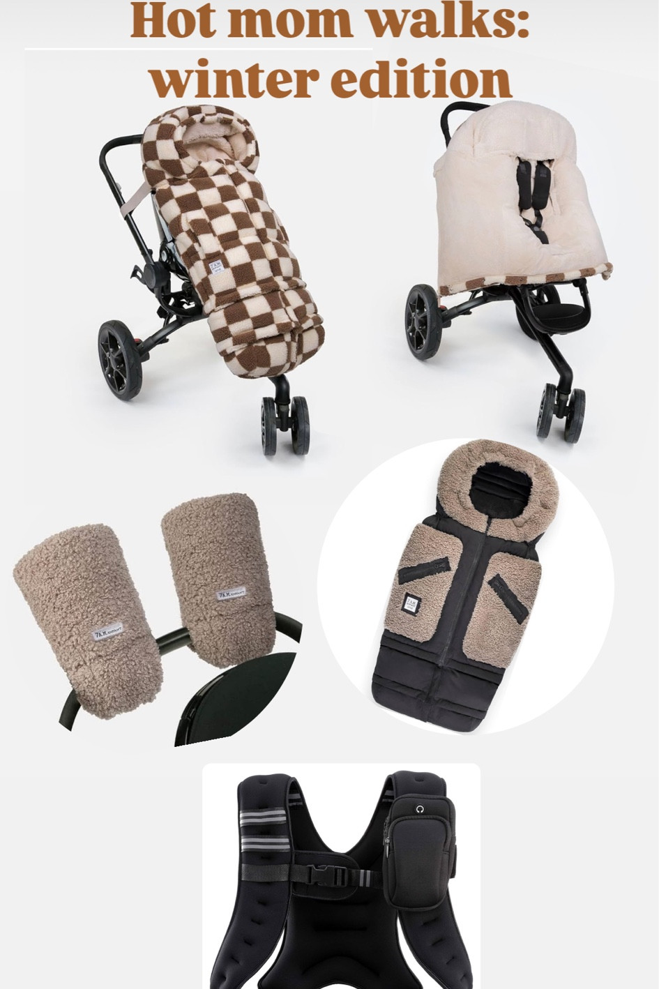 Hot mom walks, winter edition ❄️

#LTKFamily #LTKBaby #LTKActive