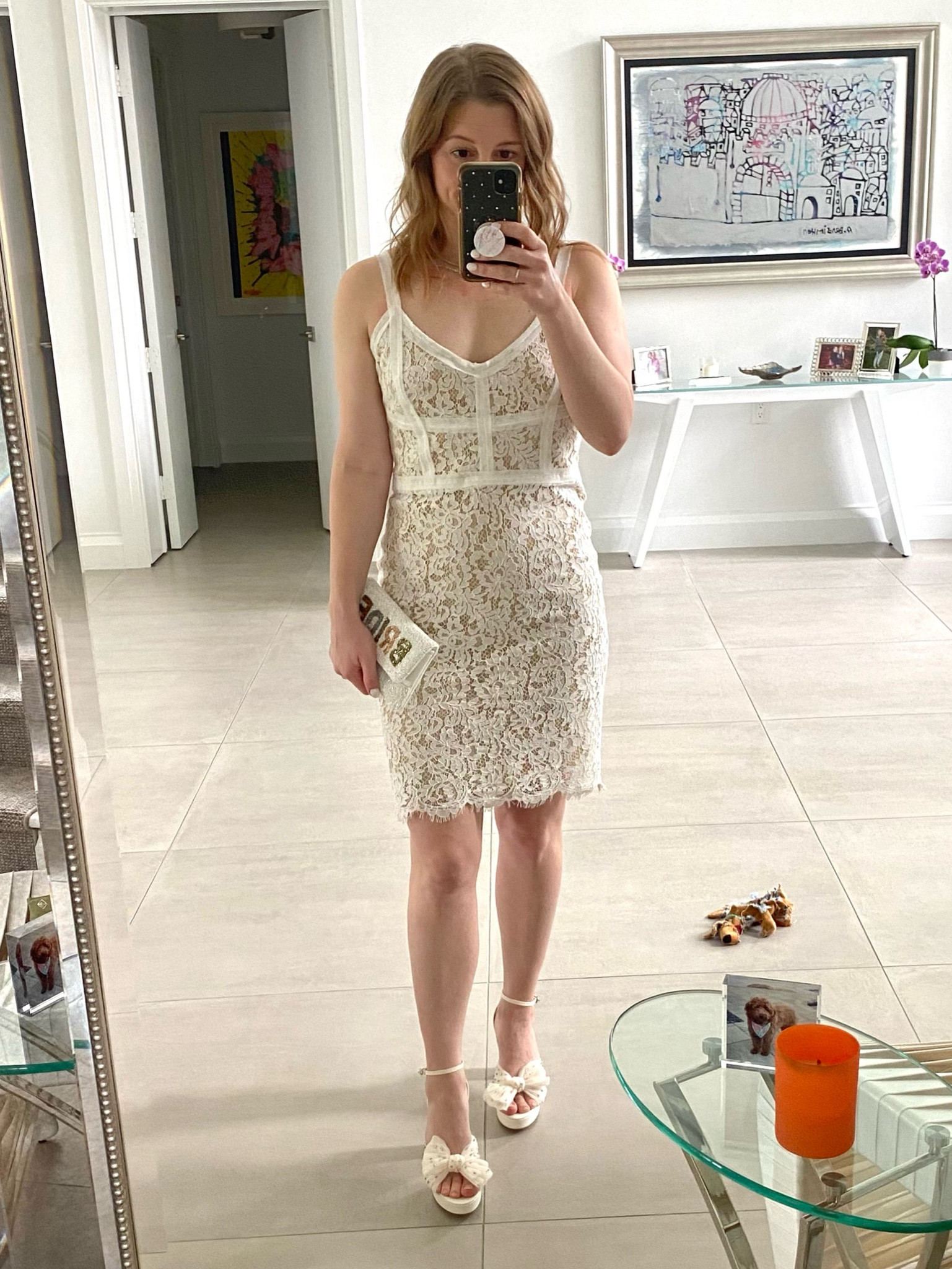 Bridal shower look! The shoes and dress are both on sale and SO comfortable! Perfect for your bridal events 💕 

#LTKsalealert #LTKshoecrush #LTKwedding