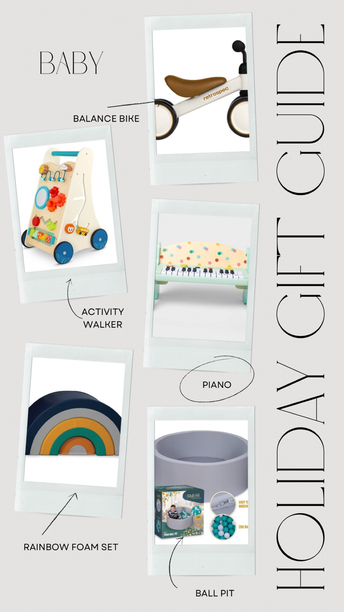 some of my top picks for baby this Christmas! 

#giftguide #christmasgiftguide #babymusthaves 

#LTKBaby #LTKGiftGuide #LTKHoliday