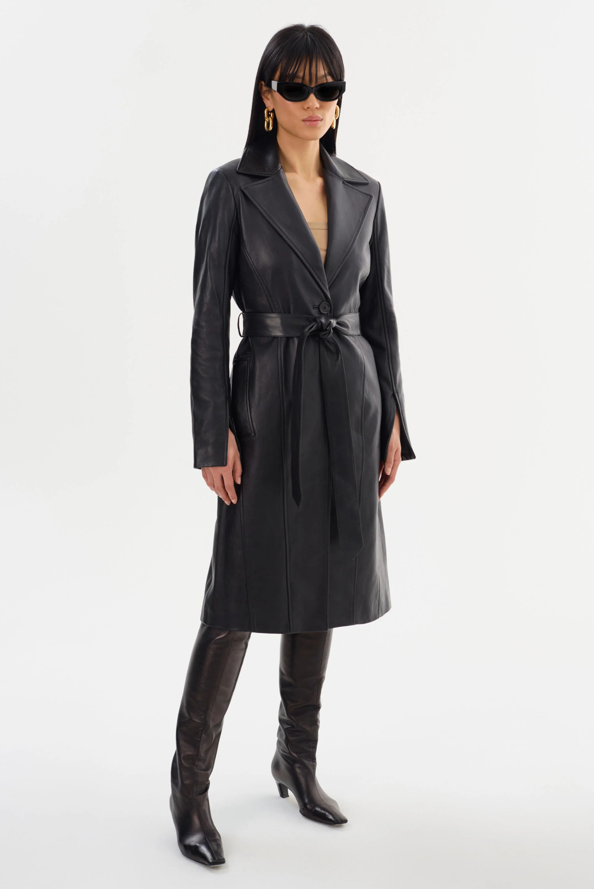 MIRANDA | Leather Trench Coat | LAMARQUE