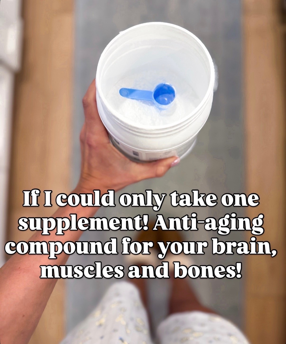 I love this creatine! Anti-aging compounds for your brain, muscles and bones. I mix 1 scoop with my AG1 every morning.

#LTKBeauty #LTKActive #LTKselfcare