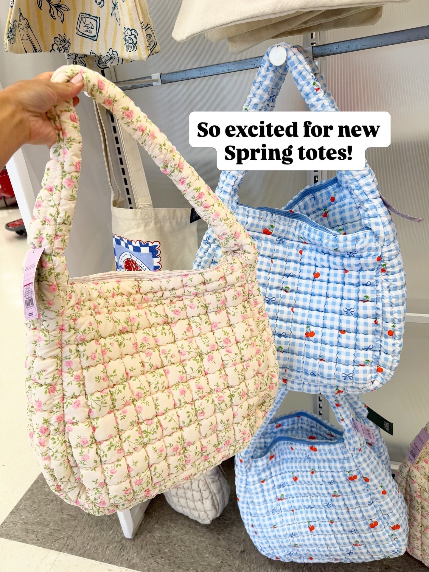 Target Spring Bags Floral Cream & Gingham Cherry & Bow Print Puffer Hobo Shoulder Bags #target #targetstyle #newattarget #wildfable #springbags

#LTKTravel #LTKmomlife #LTKootd
