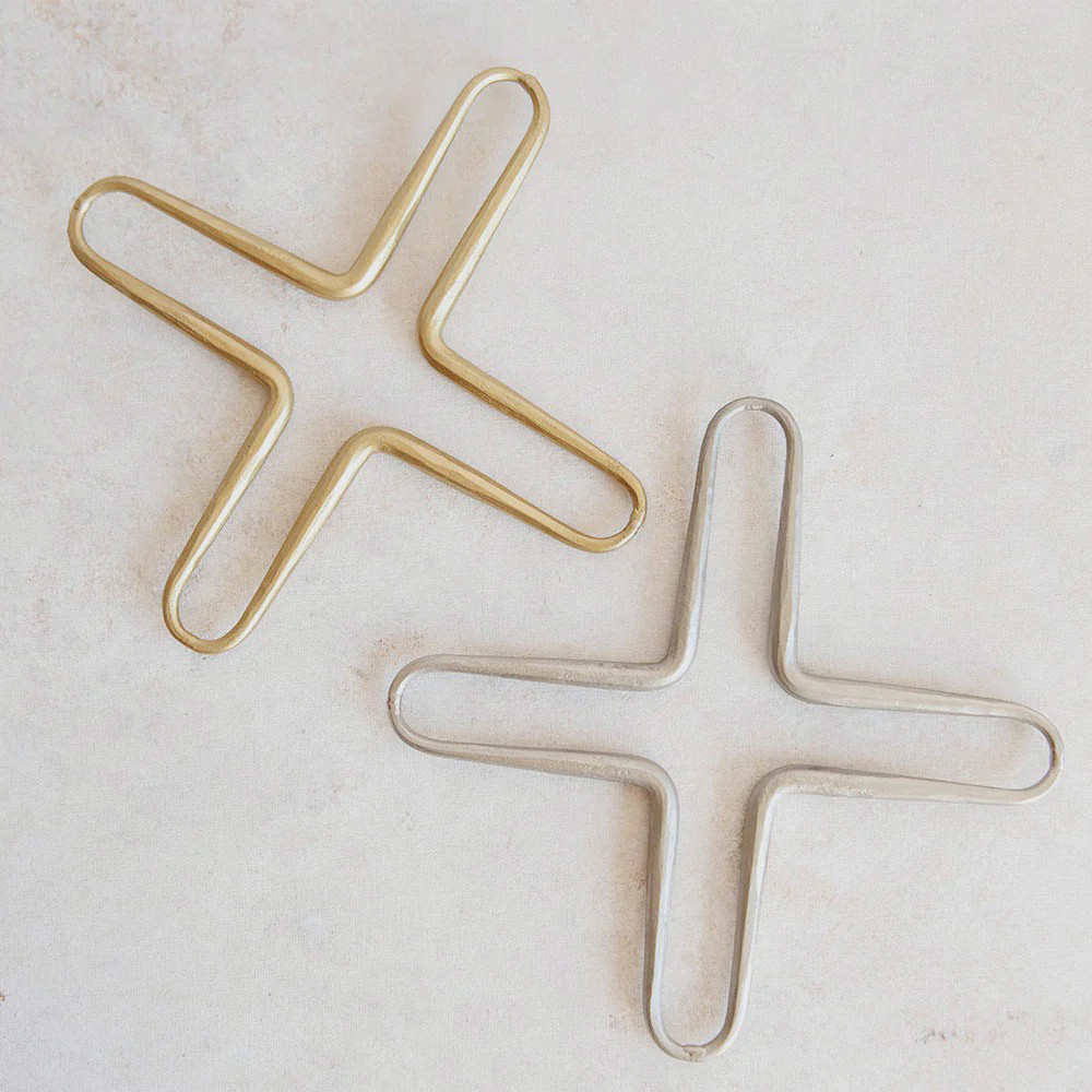 Hand Forged Trivet Set | Roan Iris