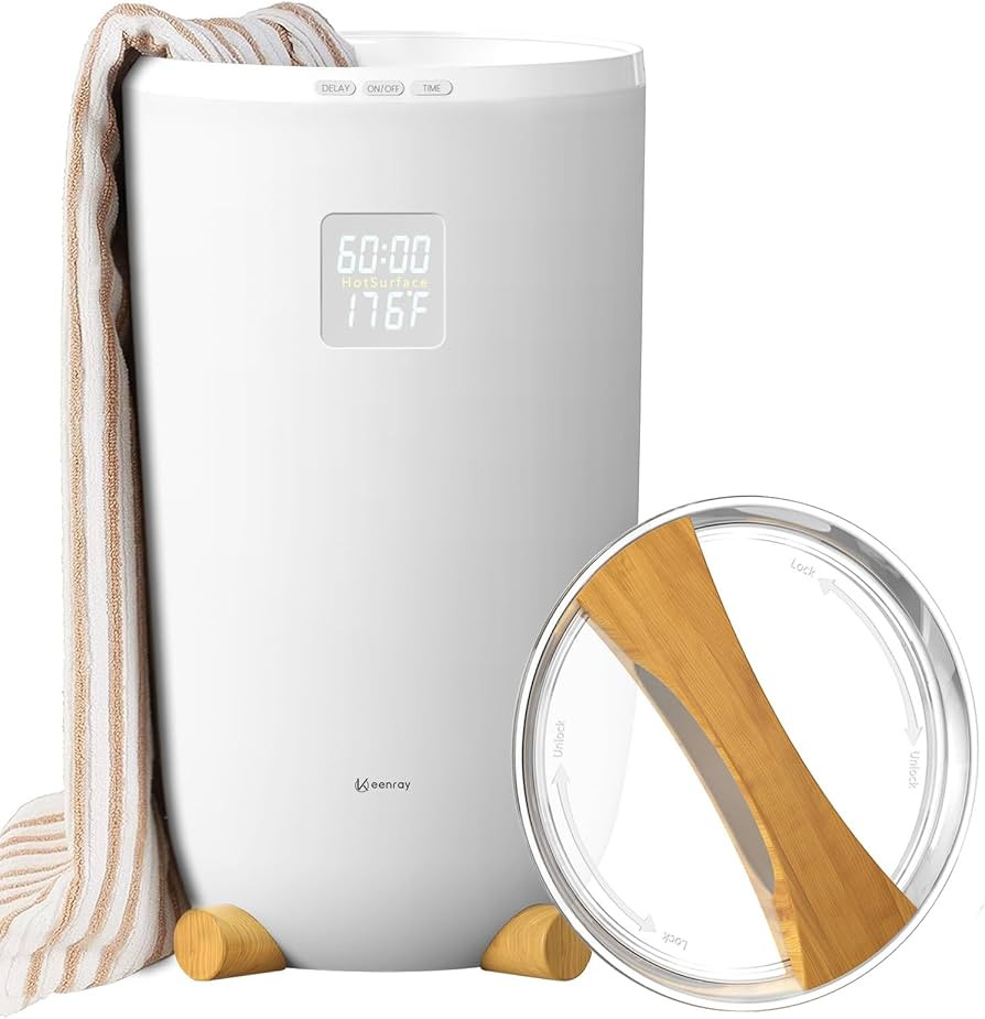 Keenray Towel Warmer for Bathroom, Luxury Towel Warmer Bucket with Timer, LED Display for Time an... | Amazon (US)