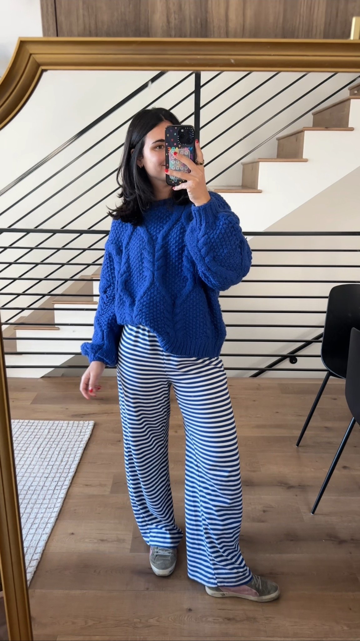 comfy OOTD!! 💙💙💙 #vestique #goldengoose 

#LTKootd