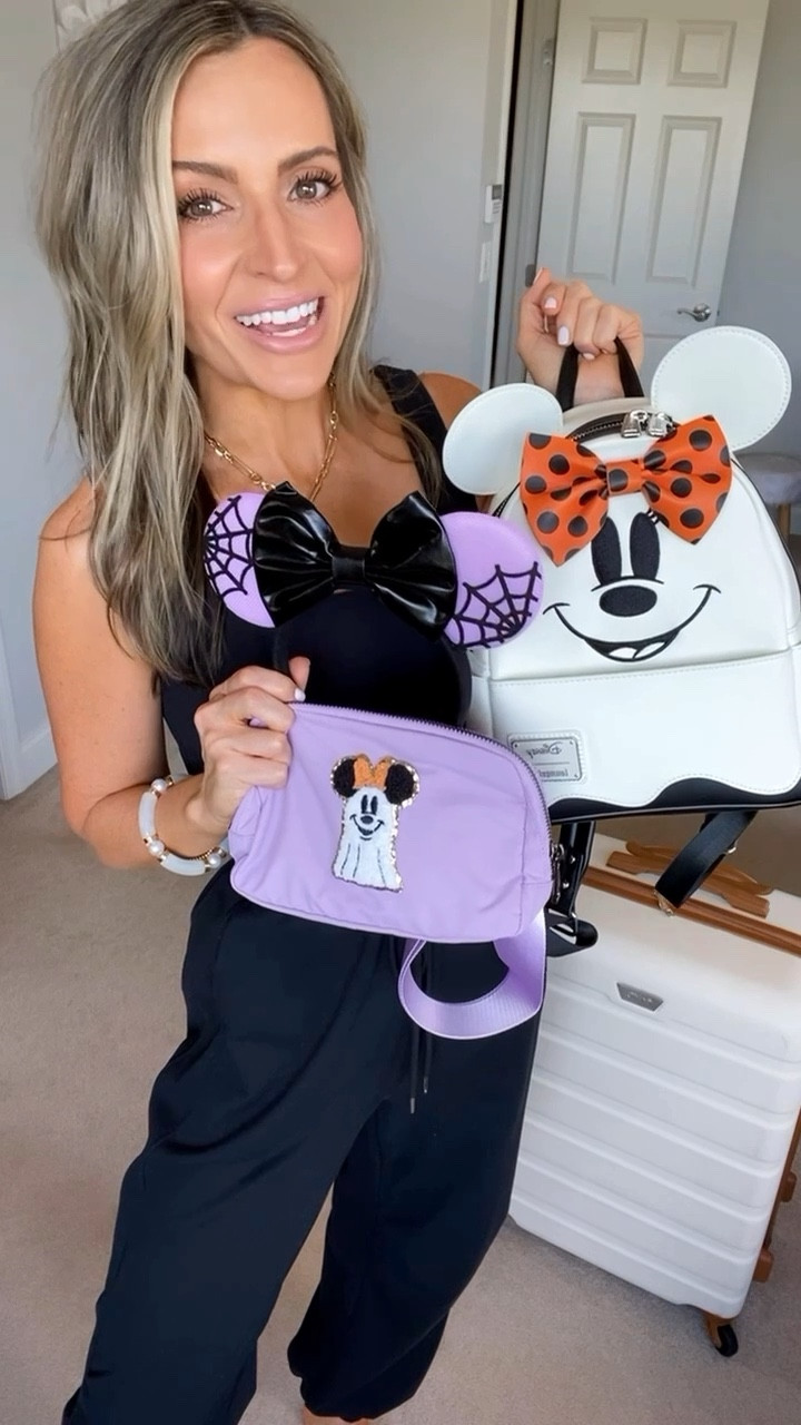 Adorable accessories for Disney! Mickeys not so scary Halloween party & boo to you parade 🎃 
I bought the iron on Minnie patch & hot glued it onto belt bag that will match my outfit💜🕷️

#LTKStyleTip #LTKSeasonal #LTKFindsUnder50