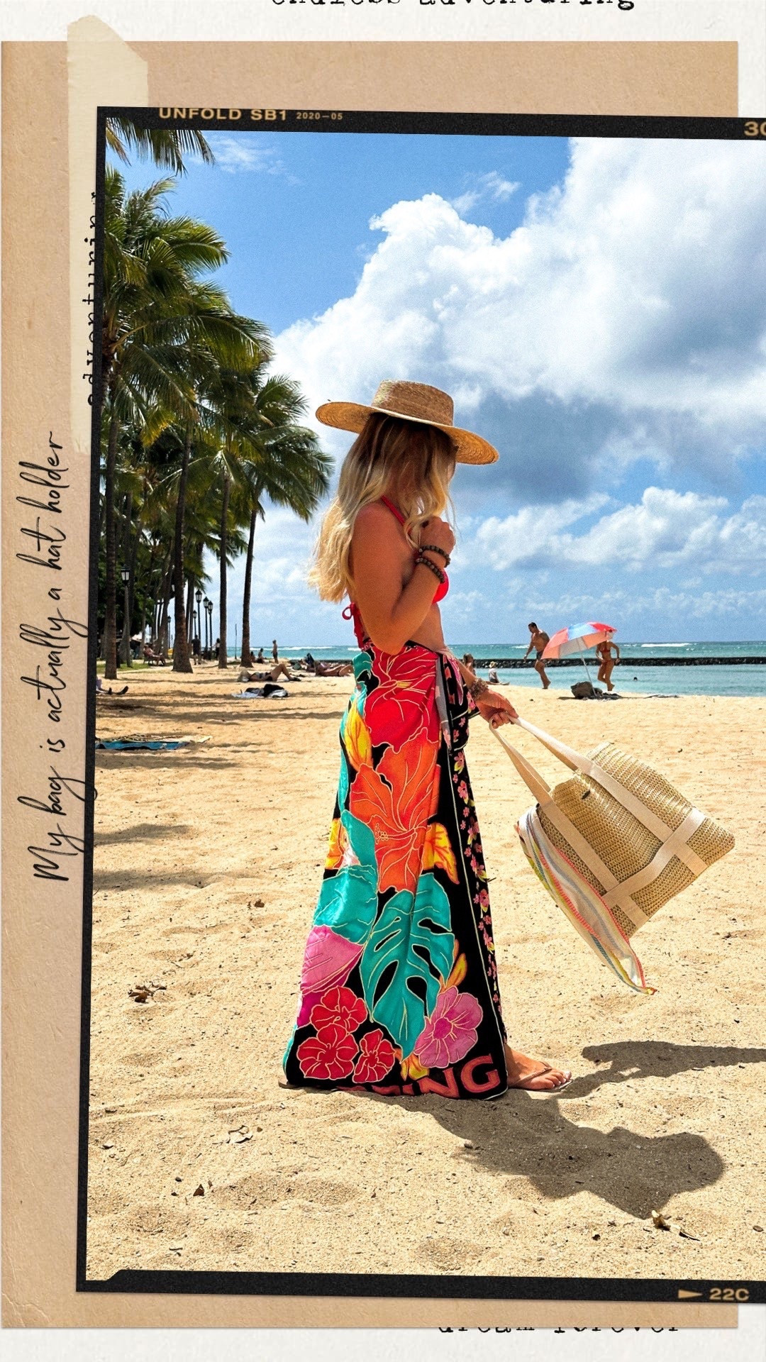 Love this bag bc it has a built in hat holder in it ! So useful on vacation !

#LTKOver40 #LTKNYFW #LTKU