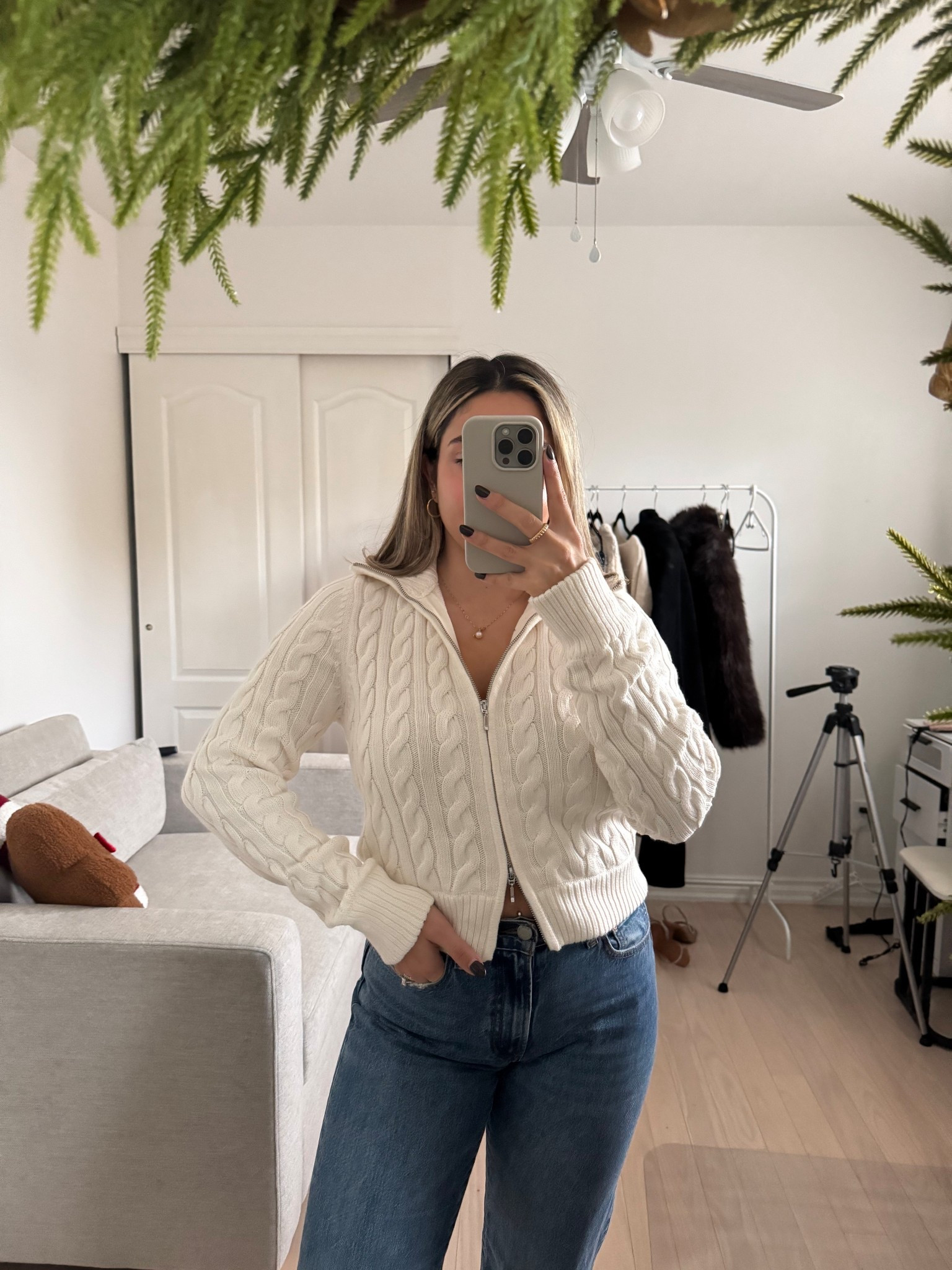 The winter essential everyone needs ❄️🤍
This Abercrombie cable knit cardigan is timeless, soft, and so luxe — and right now it’s 25–50% off for Black Friday!

Perfect for cozy winter outfits, holiday layering, cabin trips, Christmas morning, and everyday cold-weather styling. Such a classic piece you’ll reach for all season.

Shop it while it’s majorly discounted — Abercrombie knits always sell out fast! 🧶✨

#LTKwinter #LTKsale #LTKholiday