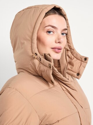 Water-Resistant Quilted Long Puffer Jacket | Old Navy (US)