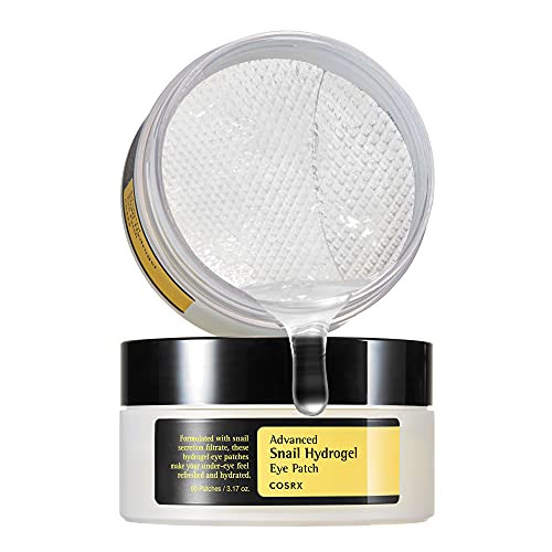 COSRX Advanced Snail Mucin Hydrogel Under Eye Patches for Fine Lines (60) | Amazon (US)