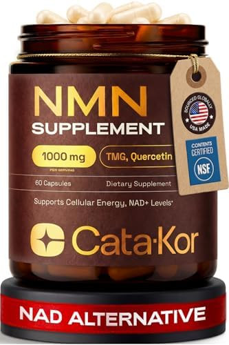 NMN Supplement – 4-in-1 NAD Supplement with Quercetin | TMG | Resveratrol – NMNH Alternative ... | Amazon (US)