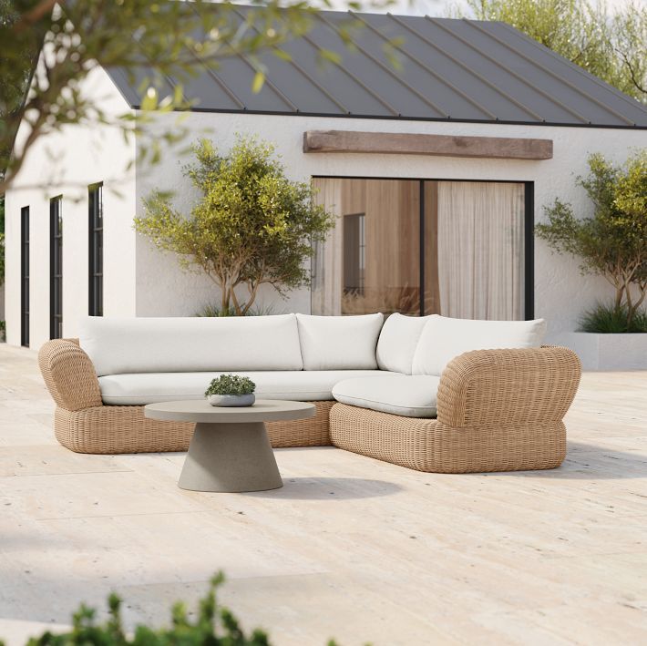 Toluca Outdoor 2-Piece L-Shaped Sectional (102") | West Elm (US)
