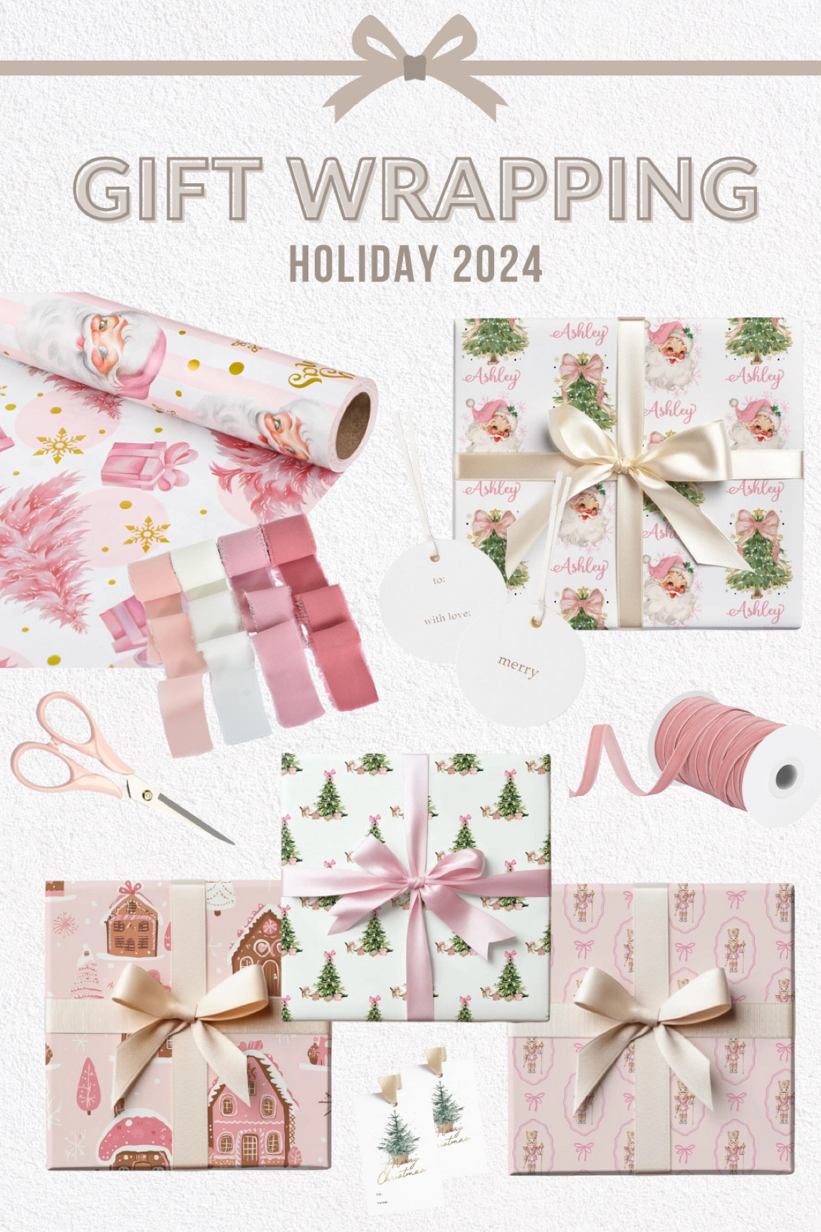The cutest gift wrap finds for some girly holiday vibes! 🎀🤍
#Wrappingpaper #girlwrappingpaper #christmaswrapping 

#LTKHoliday #LTKSeasonal #LTKGiftGuide