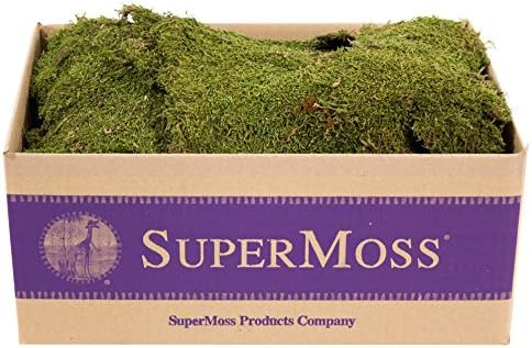 SuperMoss (21588) Sheet Moss Dried, Natural, 5lbs (20-24 sq. ft.) | Amazon (US)
