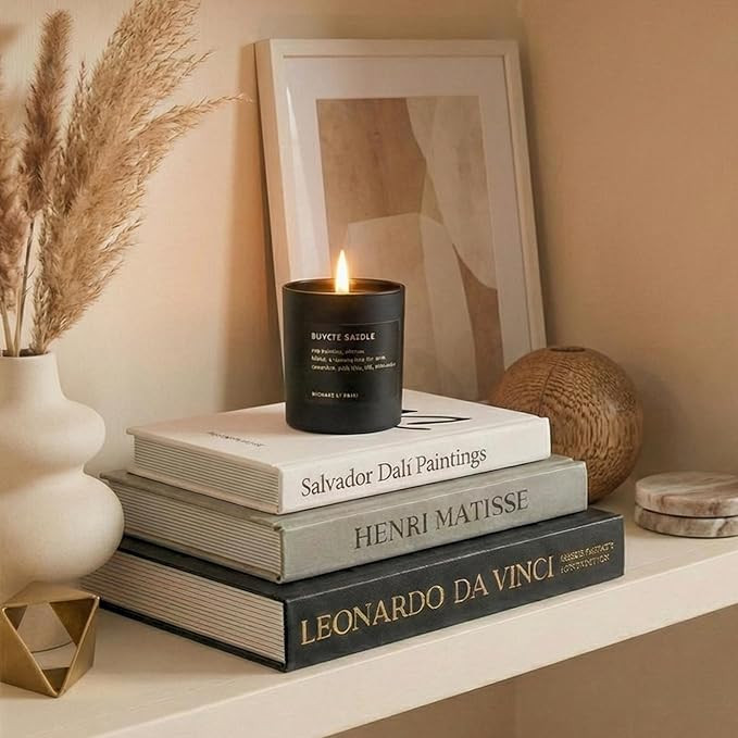 Elegant Linen Set of 3 Decorative Books for Home Decor Faux/Fake Books For Decoration Hardcovers ... | Amazon (US)