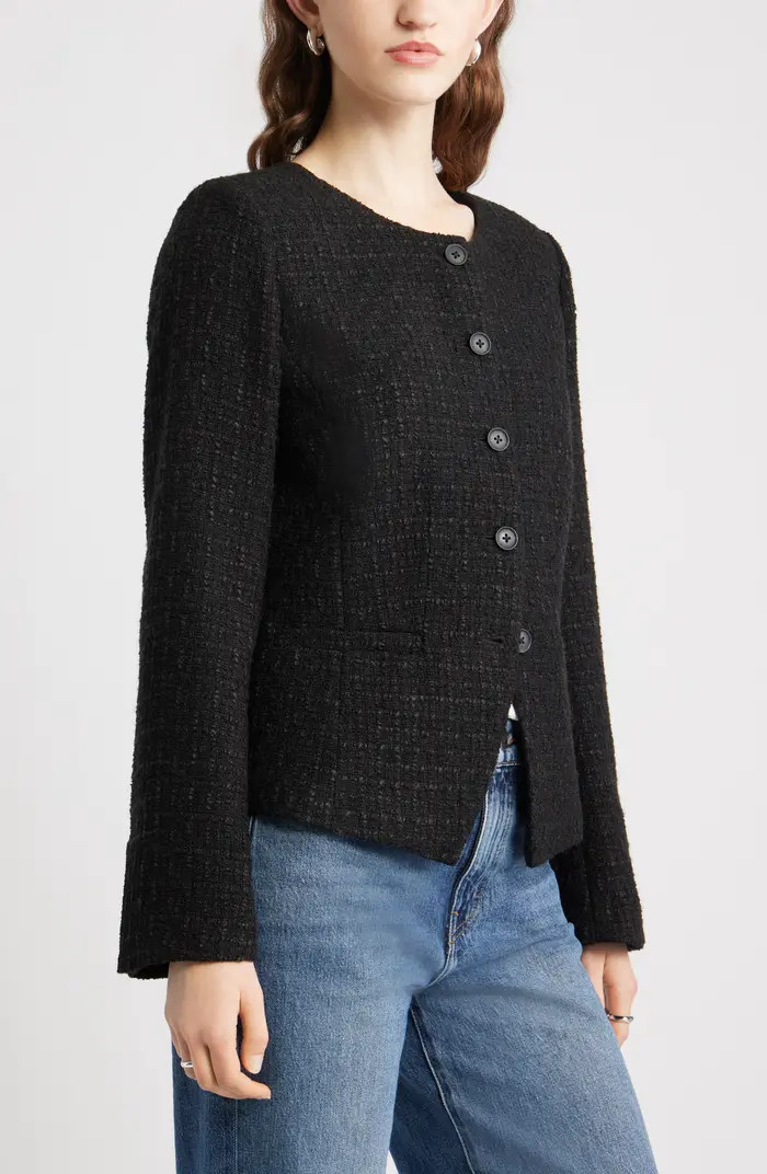 Cutaway Tweed Jacket | Nordstrom