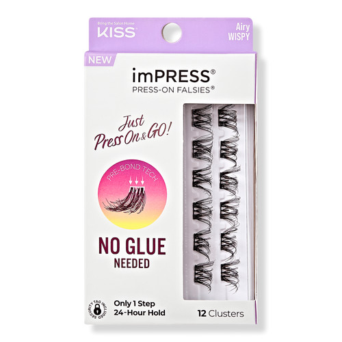 imPRESS Press-On Falsies Eyelash Clusters, Airy Wispy | Ulta