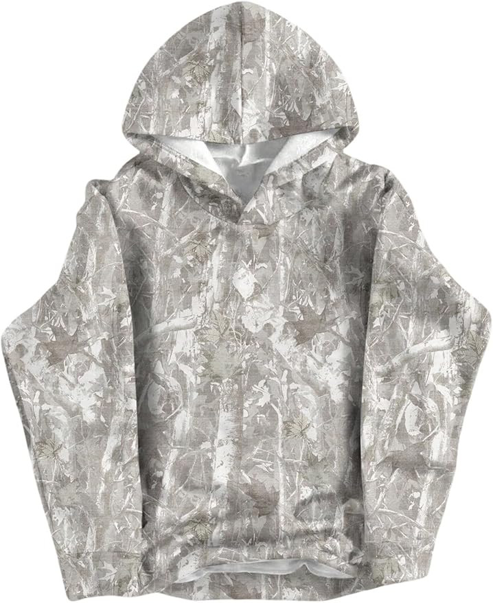 RoseSeek Boy's Camo Hoodies Long Sleeve Sweatshirts Pullover Streetwear | Amazon (US)