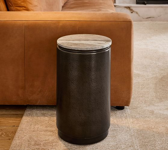 Solana Round Marble Accent Table (12") | Pottery Barn CA