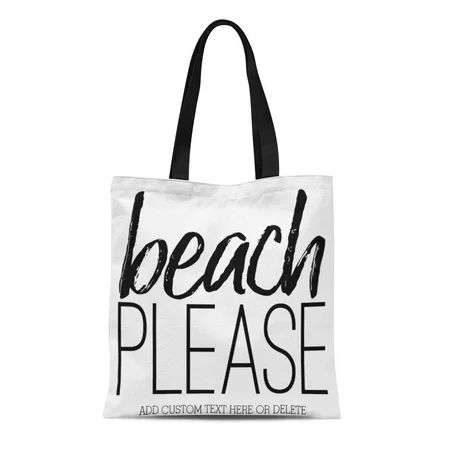 ASHLEIGH Canvas Tote Bag Vacation Beach Please Sarcastic Girly Feminine Bridal Summer Humor Reusable | Walmart (US)