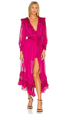 MISA Los Angeles Gabriella Dress in Fuchsia from Revolve.com | Revolve Clothing (Global)