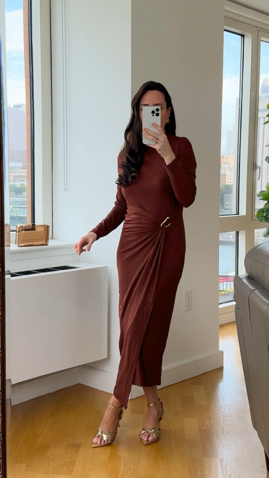 Brown dress for Fall 🍁🍂 also in sky blue! 

#LTKSeasonal #LTKFindsUnder50