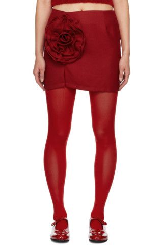 Red Fabrizia Miniskirt | SSENSE
