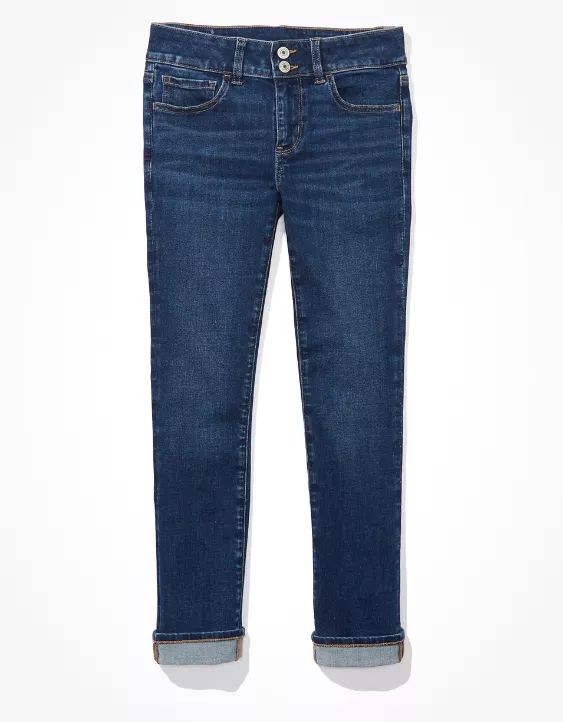AE Ne(x)t Level Low-Rise Artist Crop Jean | American Eagle Outfitters (US & CA)