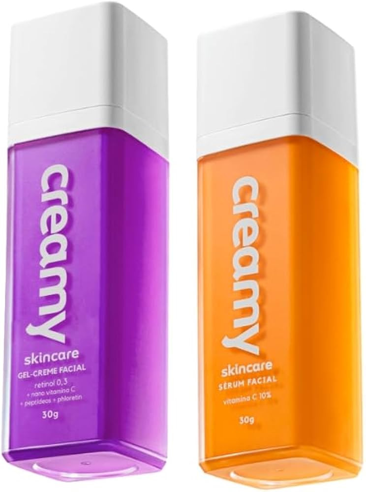 Kit Creamy Anti-Idade Retinol + Sérum Vitamina C 10% | Amazon (BR)