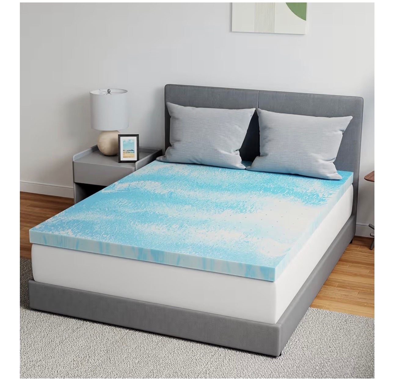 Novilla Memory Foam Mattress Topper Queen - 2 Inch Cooling Gel Infused Memory Foam | Slow-Rebound Pressure Relief | CertiPUR Certified | Comfort for Sleeper Sofa, RV, Camper, Dorm Room

#LTKHome #LTKSaleAlert